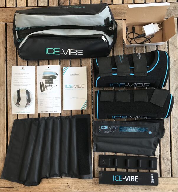 Ice-Vibe Gamaschen von Horseware, Horseware Ice-Vibe Circulation Therapy, Claudia, Tendon Boots, Haan