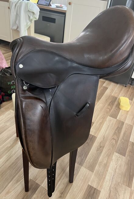 Idea Jessica 17.5 Wide Havana, Ideal  Jessica , Danielle, Dressage Saddle, Southport, Image 2