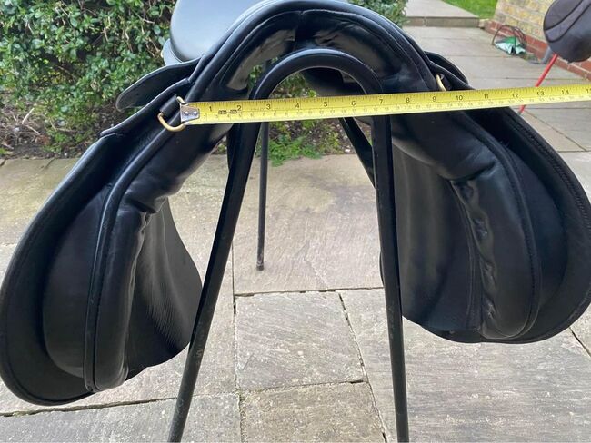 Ideal GP saddle 17.5 XXW-XXXW flat back, Ideal GP, Lauren Glen, All Purpose Saddle, Brough, Image 6