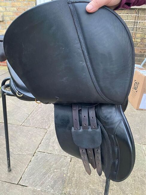 Ideal GP saddle 17.5 XXW-XXXW flat back, Ideal GP, Lauren Glen, All Purpose Saddle, Brough, Image 3