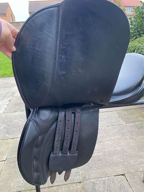 Ideal GP saddle 17.5 XXW-XXXW flat back, Ideal GP, Lauren Glen, All Purpose Saddle, Brough, Image 5