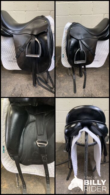 Ideal Suzannah dressage saddle 17” MW black, Ideal Suzannah, Heidi, Dressursattel, Swindon, Abbildung 7