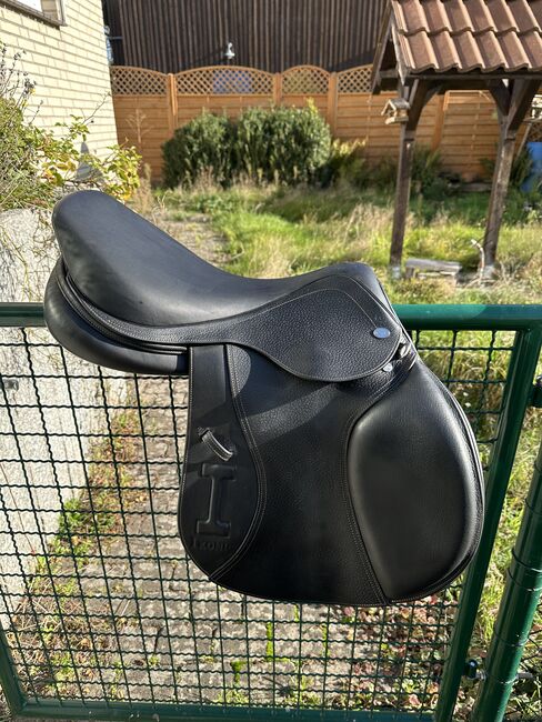 Ikonic Elite Springsattel 17,5 schwarz, Ikonic Elite, Terri, Jumping Saddle, Braunschweig, Image 2