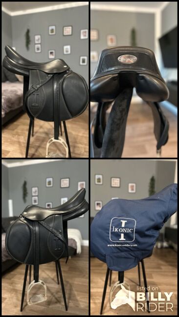 Ikonic Elite V2 Springsattel 17,5 Zoll, Ikonic  Elite V2, Julian Löhlein, Jumping Saddle, Königs Wusterhausen, Image 11