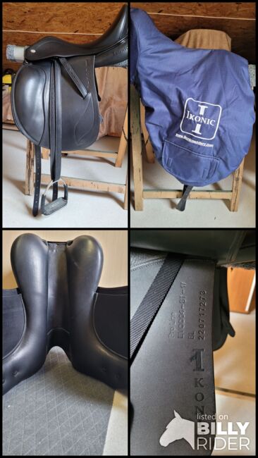 Ikonic Evolution Dressursattel Lackdetails 17", Ikonic  Evolution , Martina Kähler , Dressage Saddle, Helmstorf , Image 9