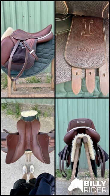 IKONIC Springsattel / Jugendsattel 16,5“, IKONIC, Jacqueline Tenschert, Jumping Saddle, Hamburg, Image 7