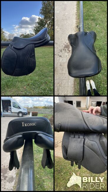 Ikonic Springsattel „PRO Evolution“, 17 Zoll, schwarz, Ikonic Pro Evolution, Annika Lüning, Jumping Saddle, Berlin , Image 11