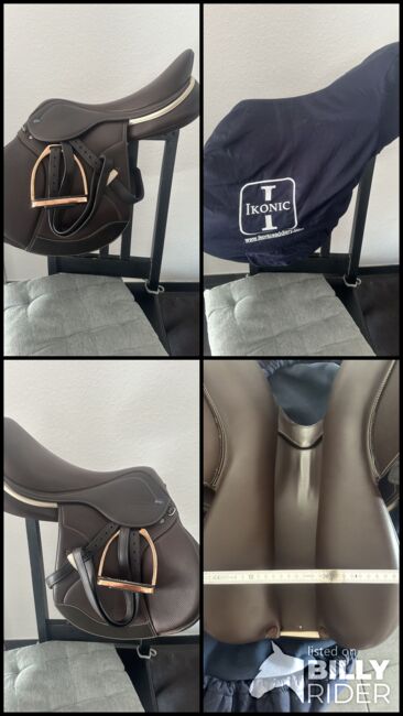 Ikonic light Springsattel braun 17,5 Zoll, Ikonic Light, Yara Simson, Jumping Saddle, Wathlingen, Image 10