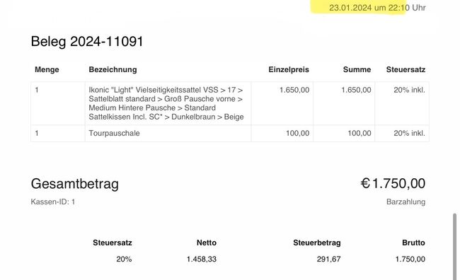 Ikonic light VVS Sattel, Iconic Iconic „Light“, Larissa Lea, Vielseitigkeitssattel (VS), St. Pölten, Abbildung 13