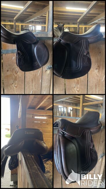Ikonic springsattel, Ikonic Evolution , Leonie, Jumping Saddle, Schwarzenberg, Image 7