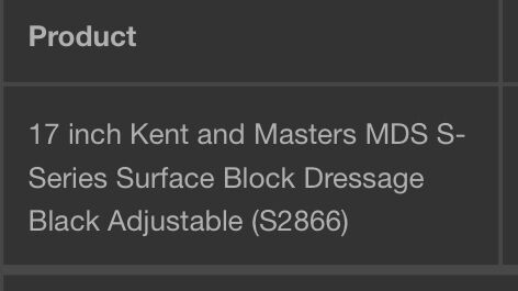 Immaculate condition Kent and Masters Dressage saddle, Kent and Masters MDS surface block 17” Dressage adjustable , Jacey , Dressage Saddle, Hatfield , Image 6