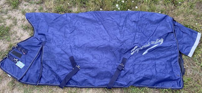 Imperial Riding 300 g Outdoordecke,155 cm, NOCH NIE GETRAGEN, Imperial Riding Super dry Outdoordecke, highneck, 300 g, Tina, Horse Blankets, Sheets & Coolers, Coswig