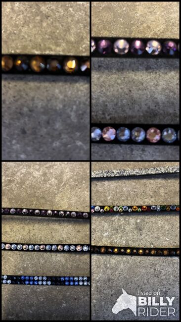 Inlays Magic Tack WB für Trense und Vorderzeug, Magic Tack, Uschi Nowlan, Browbands, München, Image 10