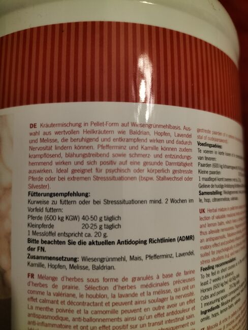 Innere Ruhe Zusatzfuttermittel, Original Landmühle , Angela, Horse Feed & Supplements, Trier, Image 2