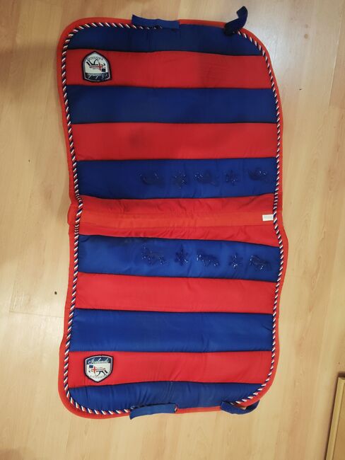 Satteldecke Isländer Schabracke Fengur(rot,blau), Fengur, Heike Horstkotte, Czapraki, Ibbenbüren