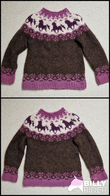 Island Pullover Größe 110 / 116 handgestrickt aus Island, Jana, Koszulki i t-shirty, Hannover, Image 3