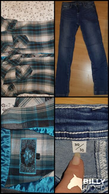 Neuwertig, Jeans und Bluse, Stars &Stripes, S. Herms, Koszulki i t-shirty, Roßdorf, Image 8