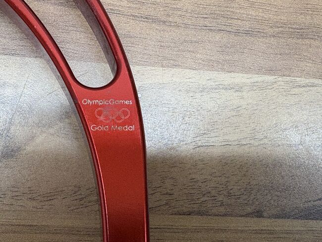 Jin Stirrup Steigbügel rot, Jin Stirrup, Nadine Seefried, Saddle Accessories, Madlitz-Wilmersdorf Wilmersdorf, Image 6