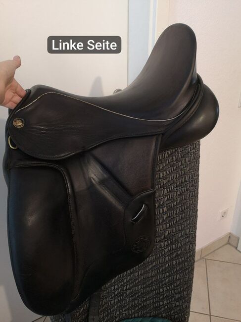 Jochen Hennig Dressursattel Monoblatt 16" / 16,5" gut erhalten, Jochen Hennig, Mika, Dressage Saddle, München Waldtrudering, Image 4