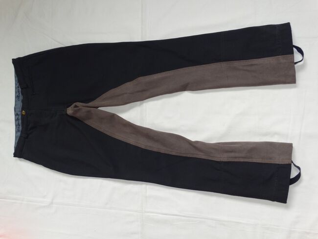 Jodhpur Thermoreithose 40 Schwarz Kunstleder-Voll-Besatz Braun Equilibre Winter-Reithose, Equilibre Thermoreithose, Anne, Breeches & Jodhpurs, Wahrenholz, Image 2