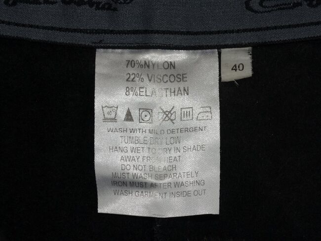 Jodhpur Thermoreithose 40 Schwarz Kunstleder-Voll-Besatz Braun Equilibre Winter-Reithose, Equilibre Thermoreithose, Anne, Breeches & Jodhpurs, Wahrenholz, Image 7