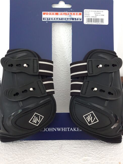John Whitaker Gamaschen schwarz Größe full/cob, John Whitaker Fetlock Boots, Tini, Tendon Boots, Pilsting, Image 2