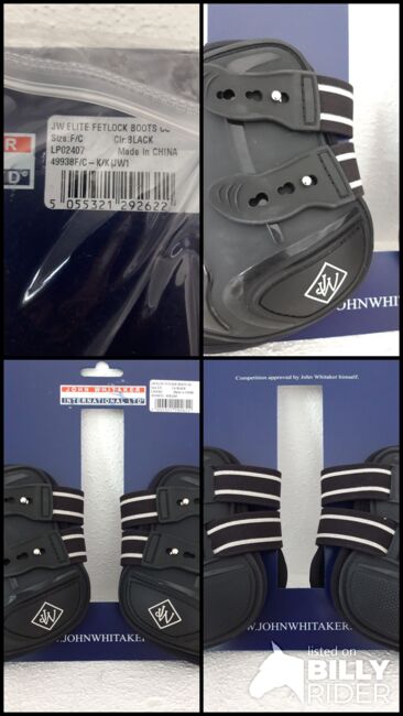 John Whitaker Gamaschen schwarz Größe full/cob, John Whitaker Fetlock Boots, Tini, Tendon Boots, Pilsting, Image 6