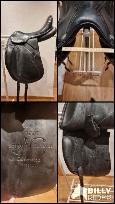 Jorge Canaves Celebration Dressur Sattel 17,5 Zoll, Jorge Canaves Celebration Dressur, Simone, Dressage Saddle, Stans, Image 12