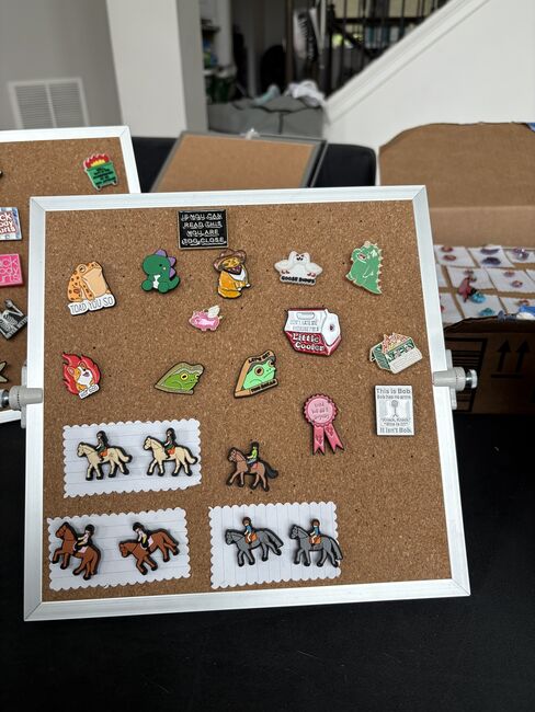 Jumper pins for holding numbers in saddle pads, Handmade, Sabrina Eisenbrei, Other, Alpharetta, Image 4