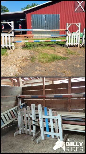 Jumping fences, Hugh , Riding Arena, Warrenton, VA, Image 3