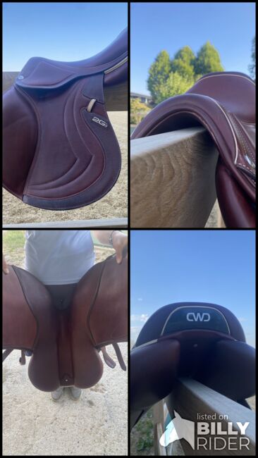 Springsattel 17 Zoll CWD, CWD Madmouselle 2GS, Kaul Cornelia , Jumping Saddle, Mutlangen , Image 6