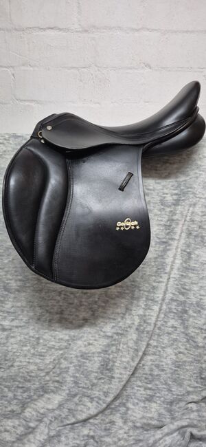 Springsattel Checkmate Gerlach Sattel gebraucht, Gerlach Checkmate, Susanne Mehrholz, Jumping Saddle, Heeslingen