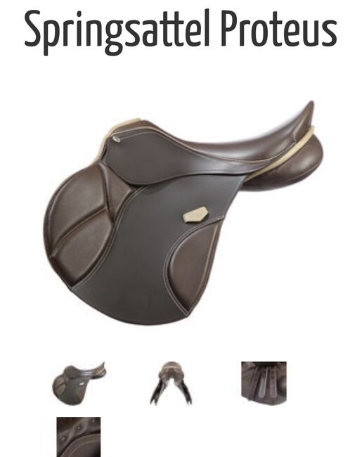 Springsattel, Kavalkade Proteus, Tanja Brock, Jumping Saddle, Drebber, Image 2