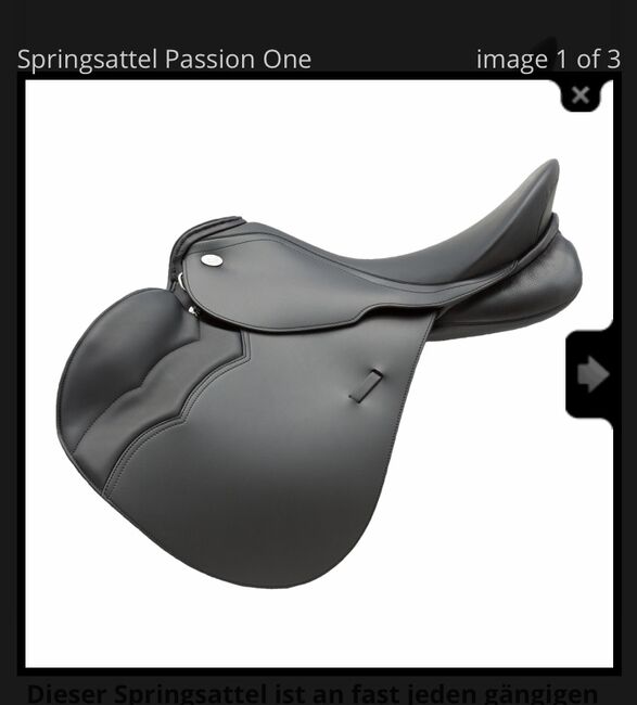 Springsattel Kieffer Horse and Passion Passion One, Kieffer Passion One, Jana , Jumping Saddle, Bad Wünnenberg, Image 7