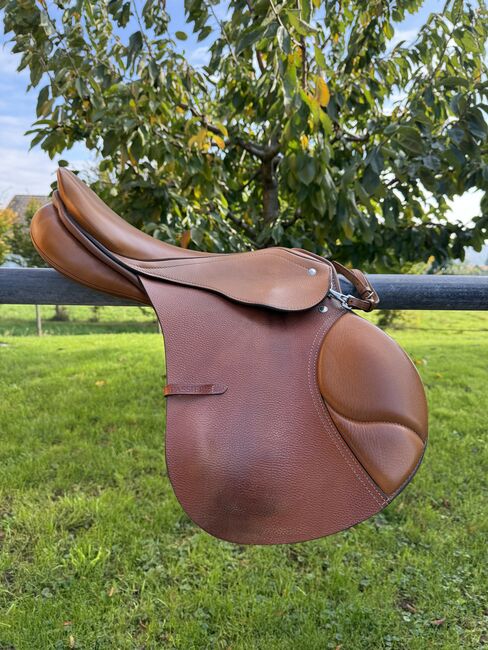 Springsattel Passier Marcus Ehning 2, Teak, 17“, Passier Marcus Ehning 2, Lisa, Jumping Saddle, Stuttgart, Image 7