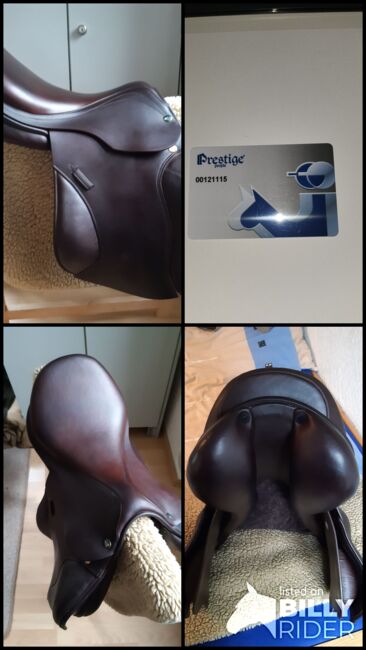 Springsattel PRESTIGE, Modell Como, 17 Zoll, KW 35, braun, PRESTIGE Como, Gaby Lais, Jumping Saddle, Malsburg-Marzell, Image 10