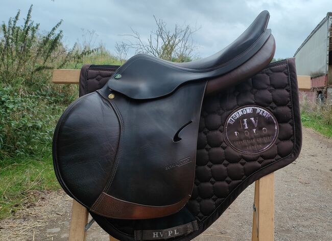 Springsattel Prestige roma jump 18 Zoll braun 33 Kammer, Prestige  Roma jump , Gudrun Reis , Jumping Saddle, Merchweiler, Image 2