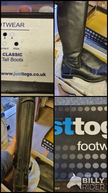 Just togs riding boots size 8 wide, Catriona Hunter , Riding Boots, Whitburn, Image 6