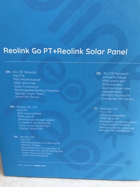 Reolink Go PT LTE Solar Überwachungskamera NEU Stallkamera, Reolink Go PT, Julia, Wyposażenie stajni, Alsfeld, Image 3