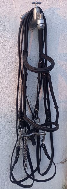 Kandare Unterlegtrense Zügel Zaumzeug 14,5 cm, Franzi, Trensen, Ebsdorfergrund, Abbildung 4