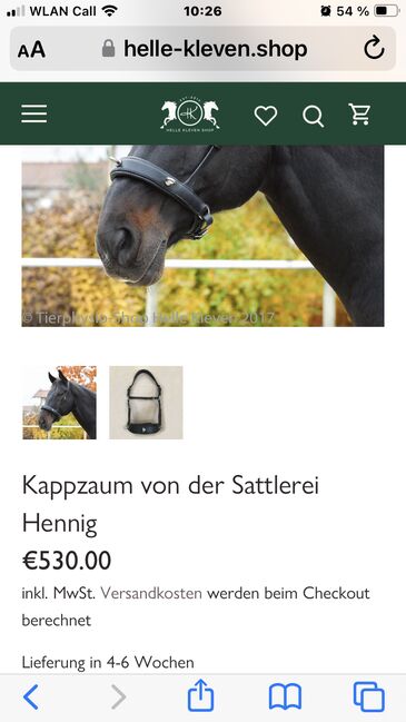 Kappzaum der Firma Hennig, Hennig, Helga Schwätzler, Longieren, Beverungen, Abbildung 4