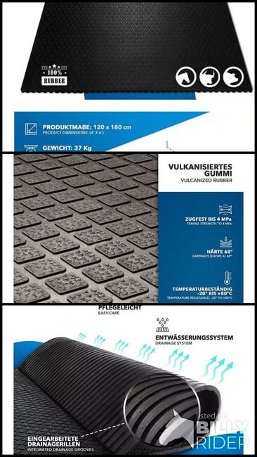 KARAT GUMMI STALLMATTEN, Karat, Marion De Bruijn-Schmitz, Sattelkammer & Boxenausstattung, Kerpen, Abbildung 4