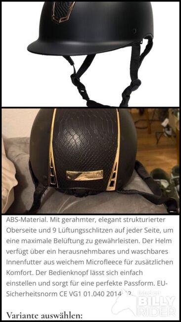 Reithelm schwarz XS-S, Imperial Riding, Heleen , Kaski, Scharnebeck, Image 4