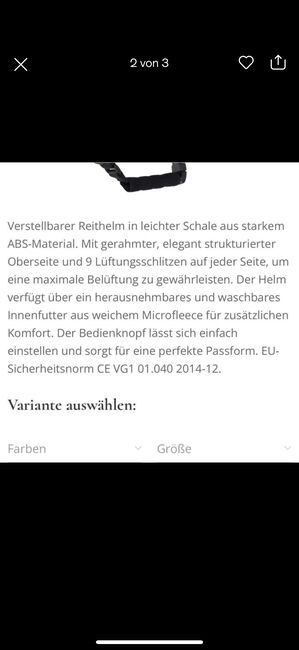 Reithelm schwarz XS-S, Imperial Riding, Heleen , Kaski, Scharnebeck, Image 2