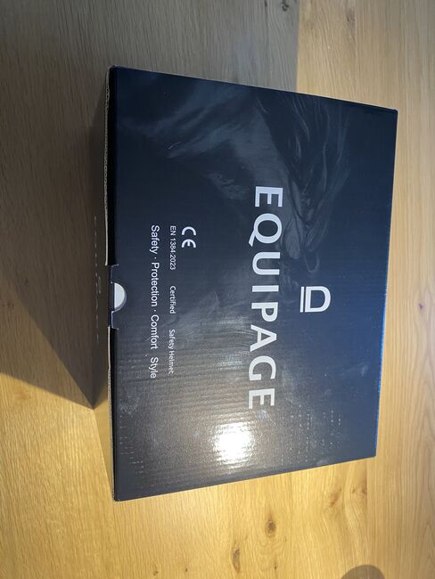 Reithelm equipage neu mit Verpackung und Etikett, Equipage EQ Mips Guardian helmet glossy , G., Kaski, Hohn