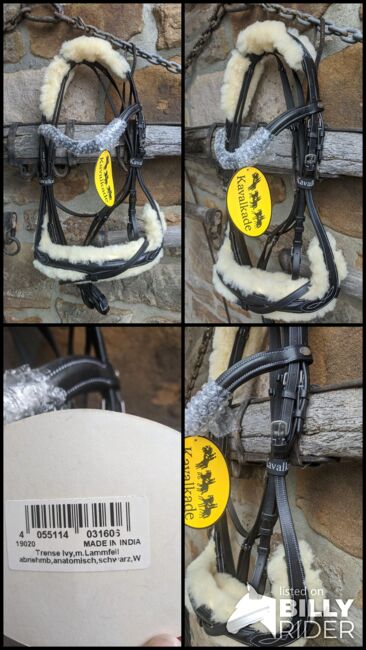 Trense Kavalkade mit Lammfell und Zügel, Kavalkade, Nina Schmied, Bridles & Headstalls, Bochum, Image 5