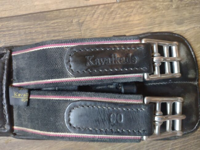 Kavalkade Sattelgurt Kurzgurt Ledergurt Soft 80cm schwarz, Kavalkade, Rebecca, Girths & Cinches, Ulm, Image 2