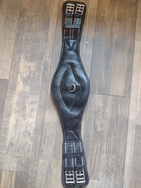 Kavalkade Sattelgurt Kurzgurt Ledergurt Soft 80cm schwarz, Kavalkade, Rebecca, Girths & Cinches, Ulm