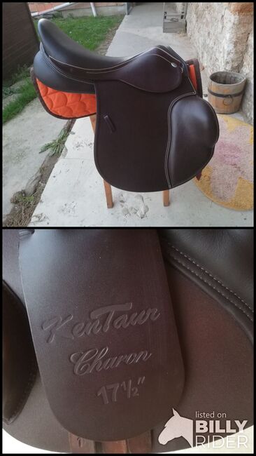 Kentaur Charon 17,5" Springsattel, Kentaur Charon, Bernadette, Jumping Saddle, Bad Pirawarth, Image 3