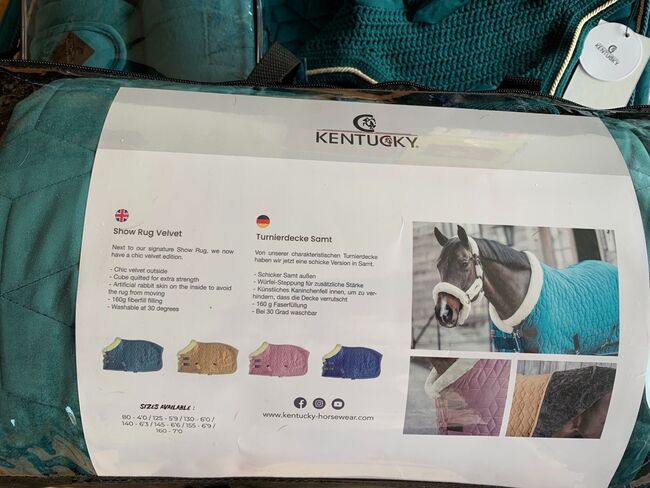Kentucky Horsewear Showrug Velvet Emerald in 145cm Neu, Kentucky Horsewear, Sandra Denningmann, Horse Blankets, Sheets & Coolers, Münster, Image 3